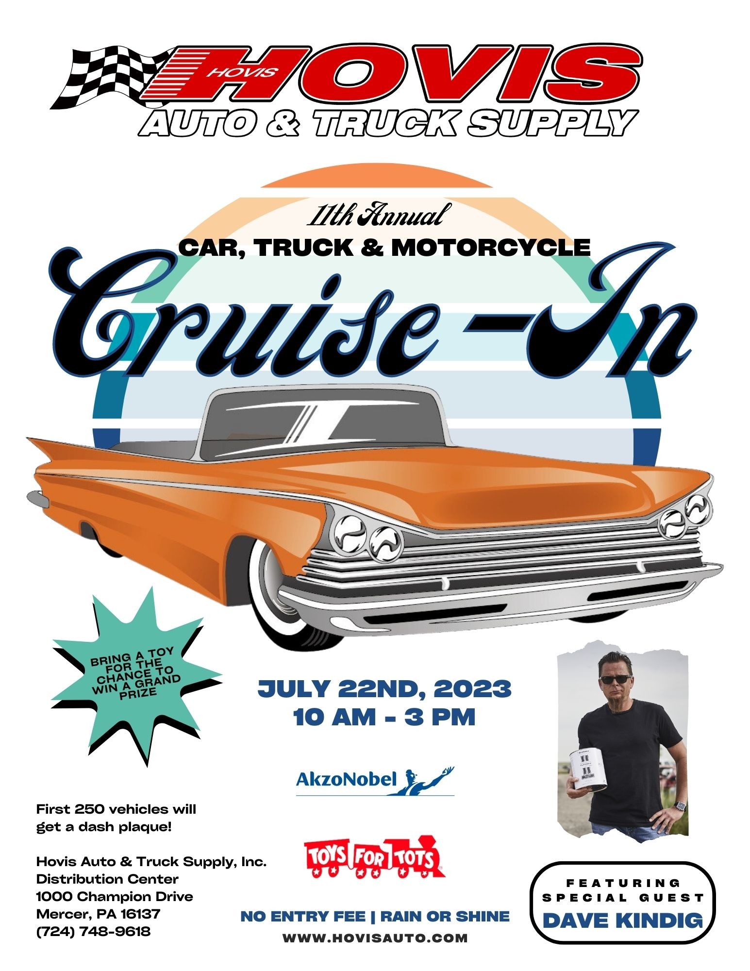 Hovis Auto & Truck Supply, Inc.'s 11th Annual Car, Truck & Motorcycle